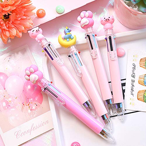 Amazon.com : Monique 4 Pack 6 in 1 0.5mm Cartoon Pig Pattern