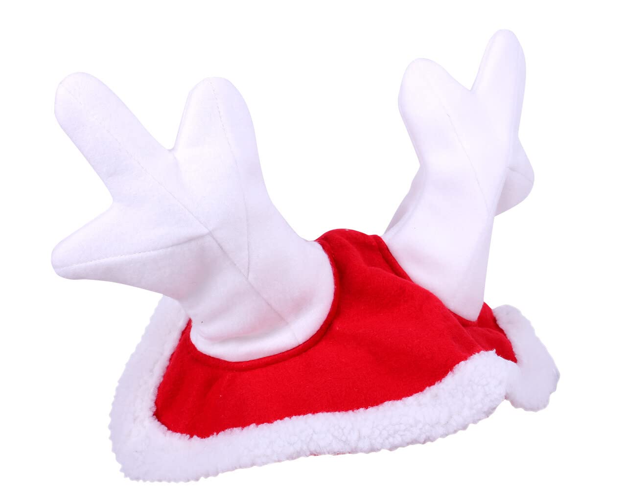 Equipride Reindeer Hat Fly Veil/Ear Net for Horses Christmas Occasion Full-Pony (Pony) โ image 1