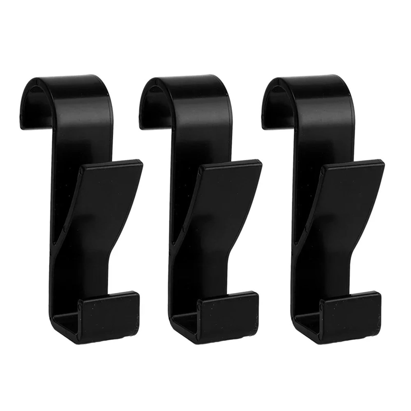Shungong A-3Pcs-Black 3/6Pcs Heated Towel Rack Hooks - Durable Space-Saving Bath Hooks For Towels, Scarves, And Clothes(A-3Pcs-Black)