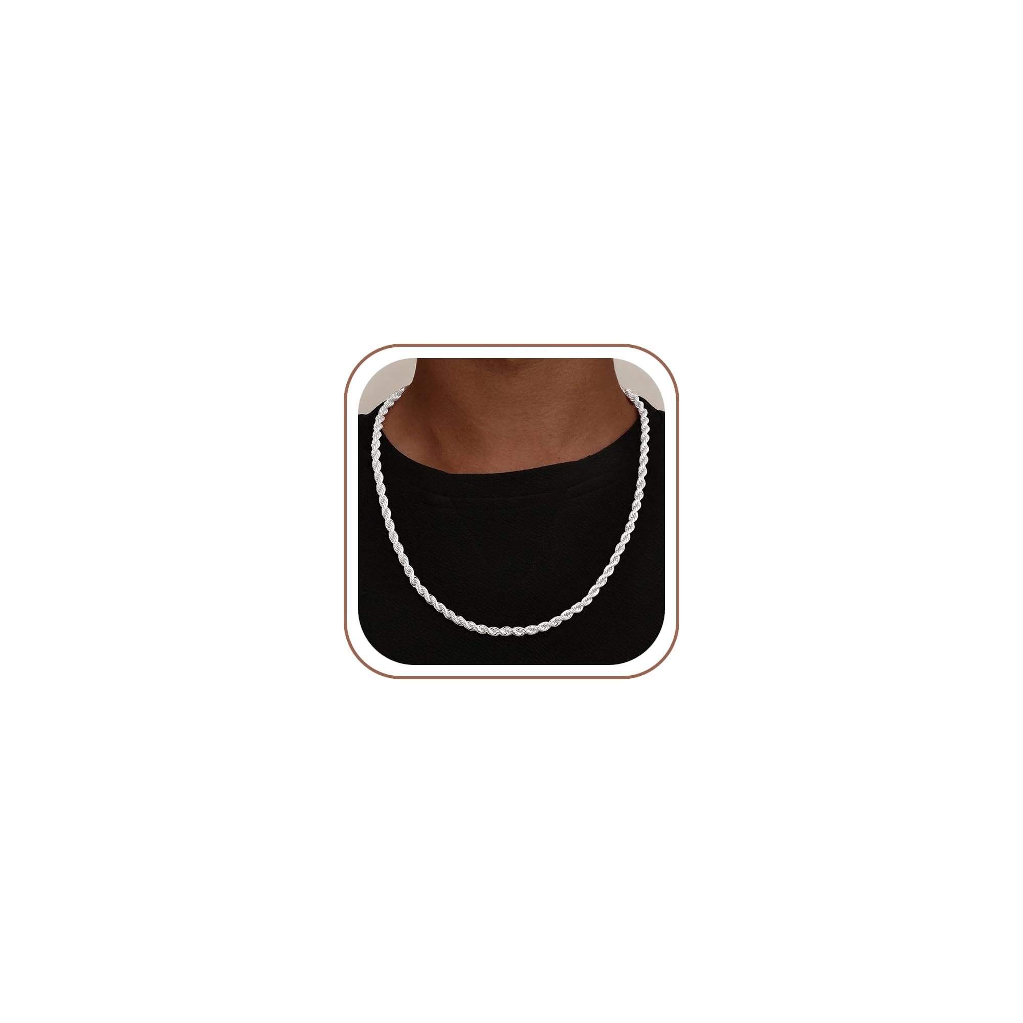 UPFAI 4mm Rope Chain