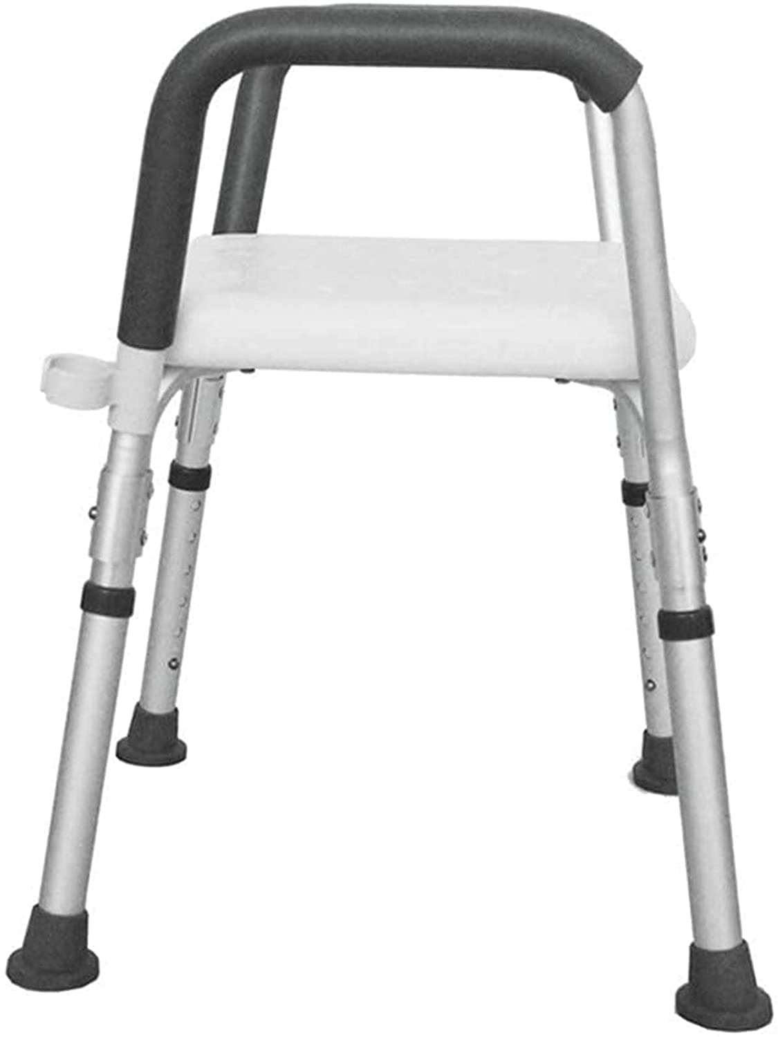 Asientos De Ducha, Sillas De Baño, Taburete De Baño Antideslizante De Altura Ajustable, Silla De Ducha De Hospital con Pasamanos, Ayuda De Ducha Sin Respaldo para Di,
