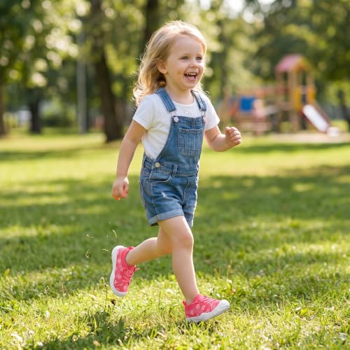 Image of LeIsfIt Toddler Shoes Boys Girls Wide Toe Box Breathable Slip-On Sneakers Kids Lightweight Barefoot Feel Shoes for Everyday Play