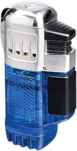Vector Quadtank Quad Flame Encendedor (azul transparente)