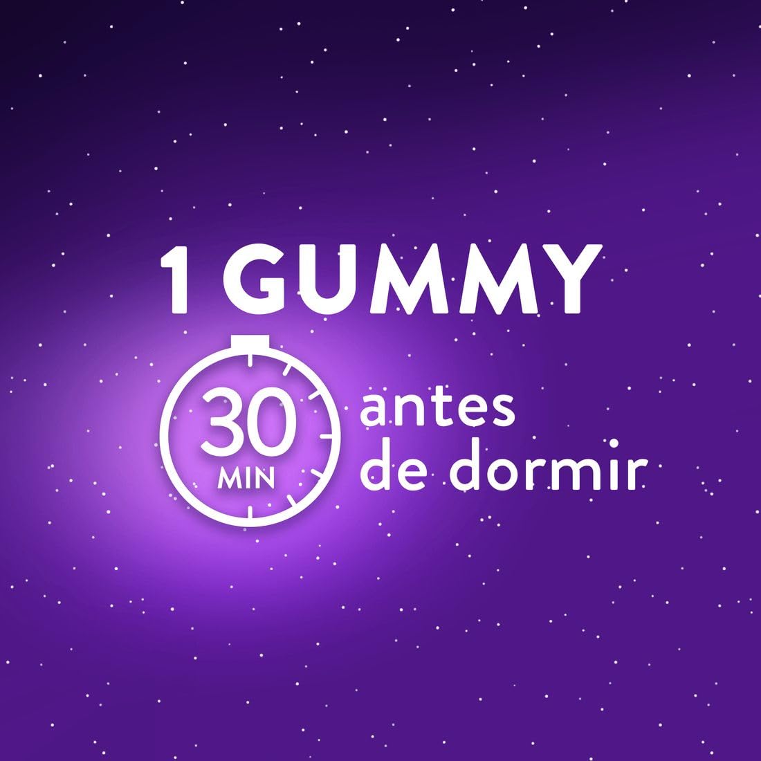 ZzzQuil Natura Gummies de Melatonina 1mg con Valeriana, Complemento Alimenticio para dormir sabor Frutos del Bosque y Mango y Plátano, 2x72 Gummies