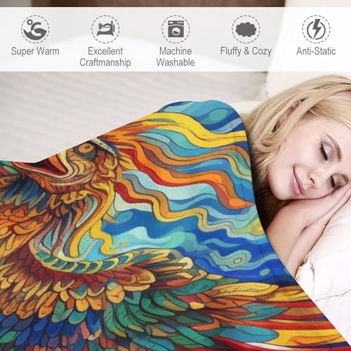 Couverture super douce et moelleuse Aigle pour des moments cocooning - 4