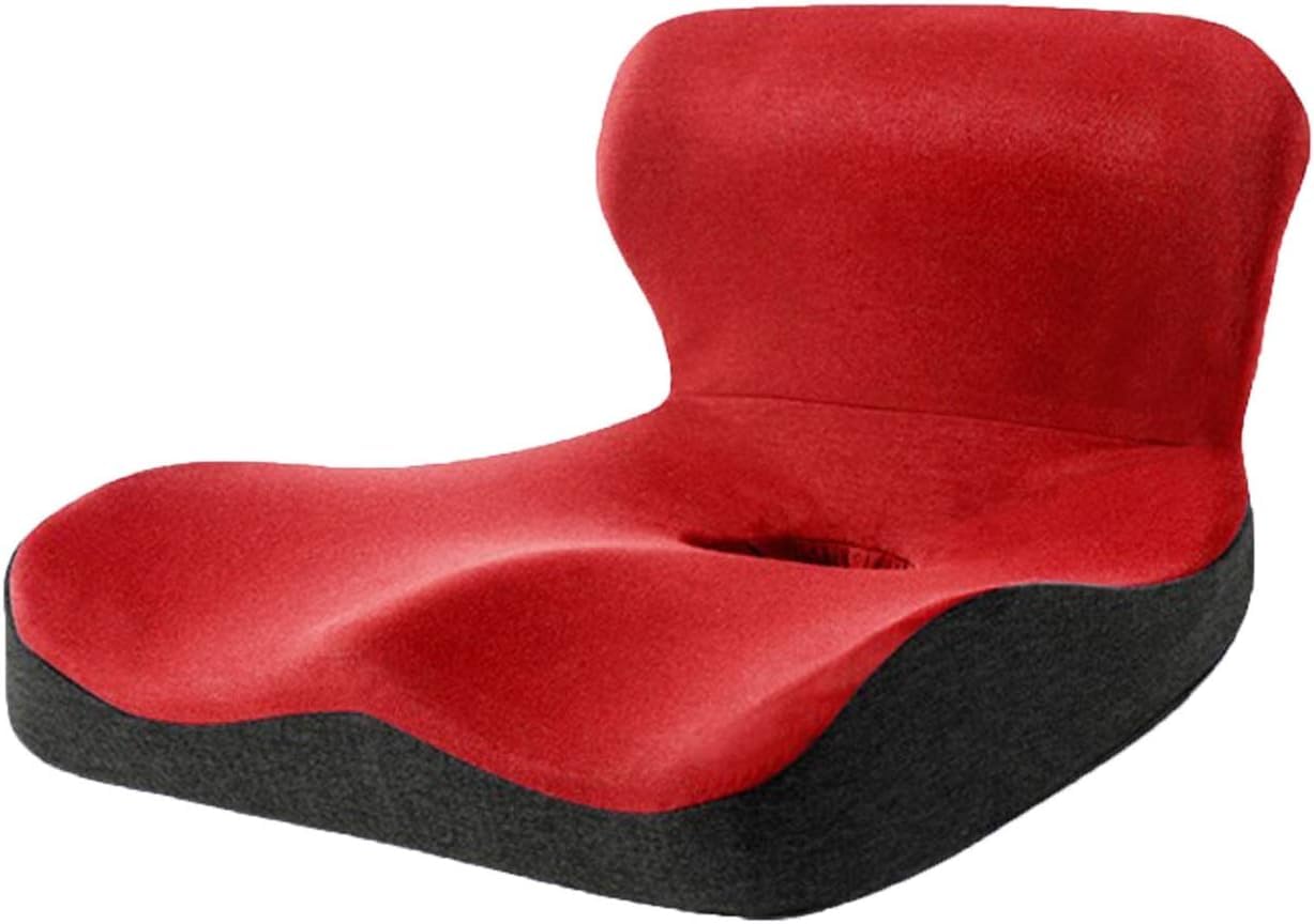 Jukkre Chair Cushion Seat Cushions PurenLatex L Shape Memory Foam Seat Back Cushion Orthopedic Coccyx Spine Mat Hemorrhoid Treat Pad Slow Rebound Pressure Cushions Health Seat Healthy Comfortable