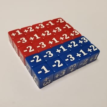 25x Modifier Full 10mm Dice Counter Set Compatible with Shadowverse Evolve for Attack and Life Tracking Small dice