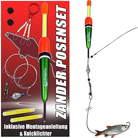 Angel-Berger Zander Posen Set Köderfischmontage Cover