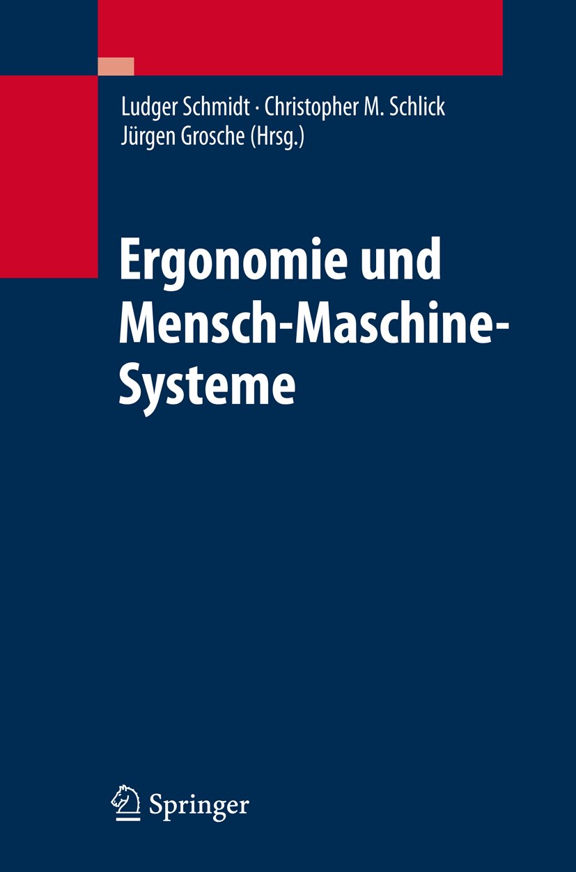 Ergonomie und Mensch-Maschine-Systeme (German Edition)