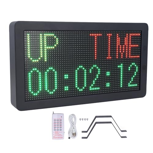EVTSCAN Electronic Scoreboard with Timer Remote Control Digital Score Counter for Badminton Basketball Football Indoor Sports