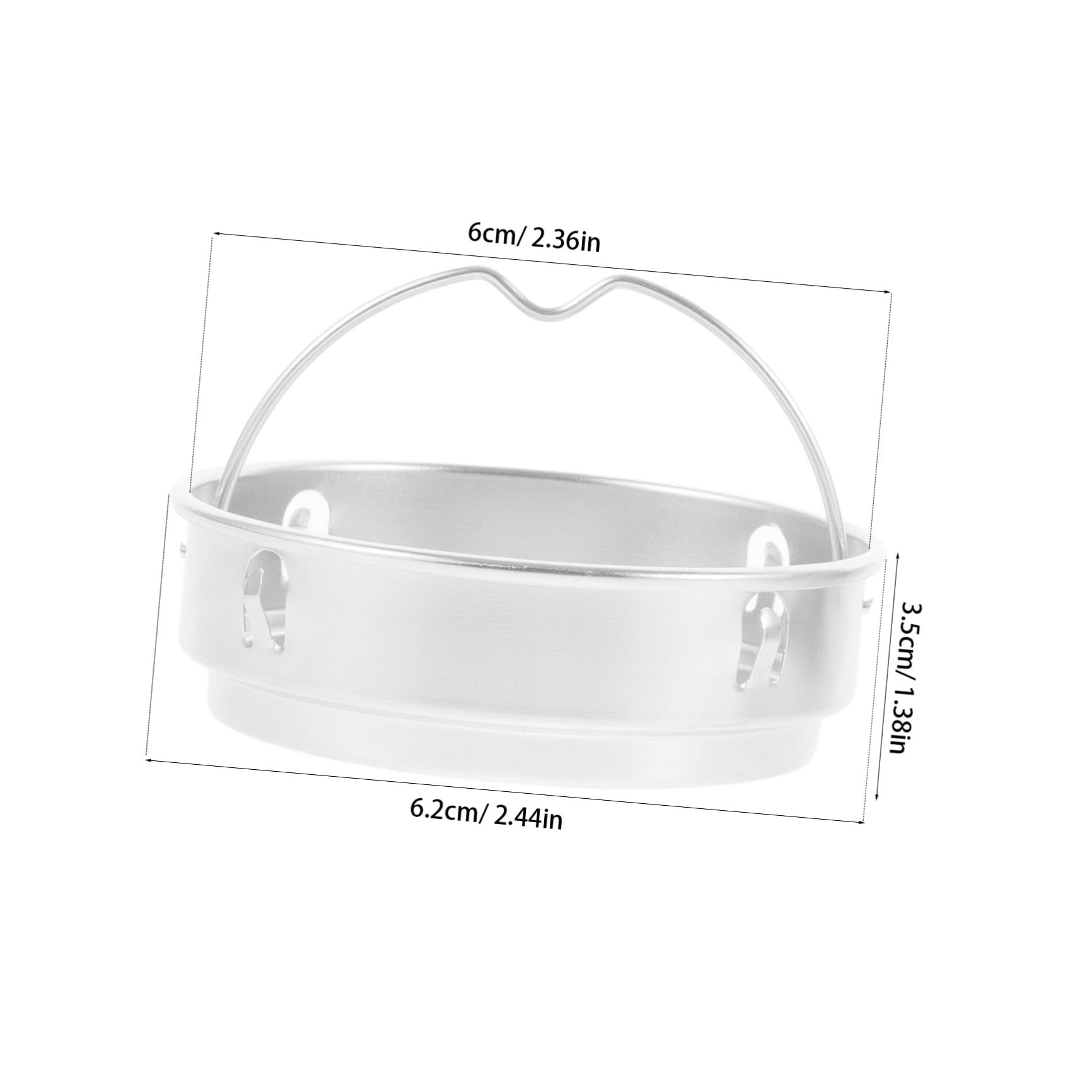 Veemoon Lot de 2 Filtres à Thé en Acier Inoxydable 304 Maille Fine Diamètre 62 MM Passoire Réutilisable Compatible Bouteilles Isothermes pour Infusion sans Résidus Usage Maison et