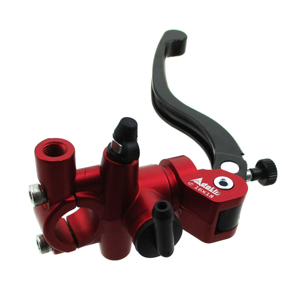 Amazon | TC-Motor レッド 7/8インチ 22mm 左右 Adelin ブレーキ