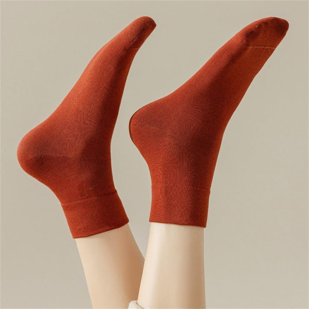 Female Socks with Mid Length That Do Not Tighten the Feet Have No Bones and Cannot Be Sewn Off