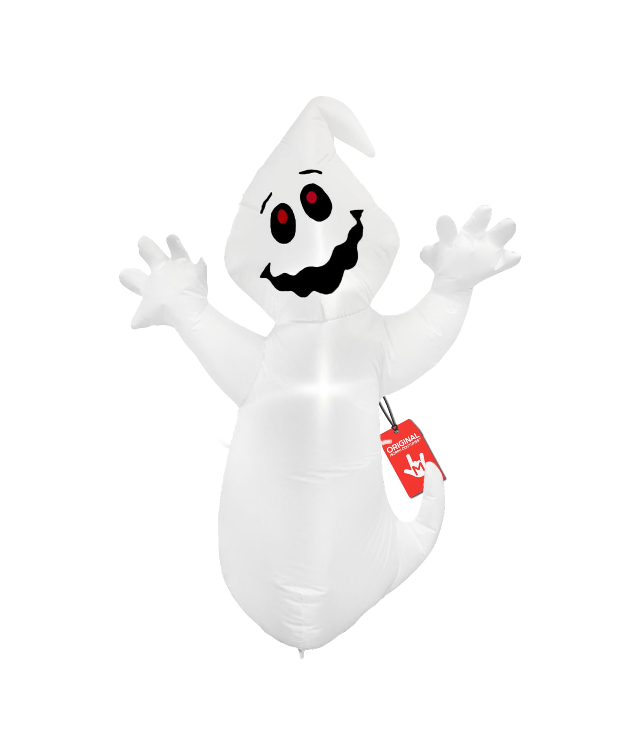 Morph 4ft Halloween Inflatable Ghost, Scary Outdoor Halloween Decorations LED Blow Up Spirit Ghost Indoor Outdoor Decoration