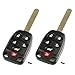 Case Shell Key Fob Remote fits 2011 2012 2013 Honda Odyssey, Set of 2