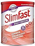 SlimFast High Protein Meal Replacement Shake Summer Strawberry 365g, profitez de la Slim Fast Magic pour perdre du poids, vous sentir énergisé et garder le contrôle de votre vie