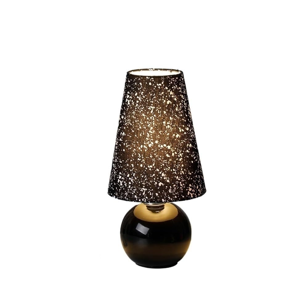 T2H9B5V4G8 Desk Lamp Retro Table Lamp Bedroom Ceramic Bedside Fabric Night Light