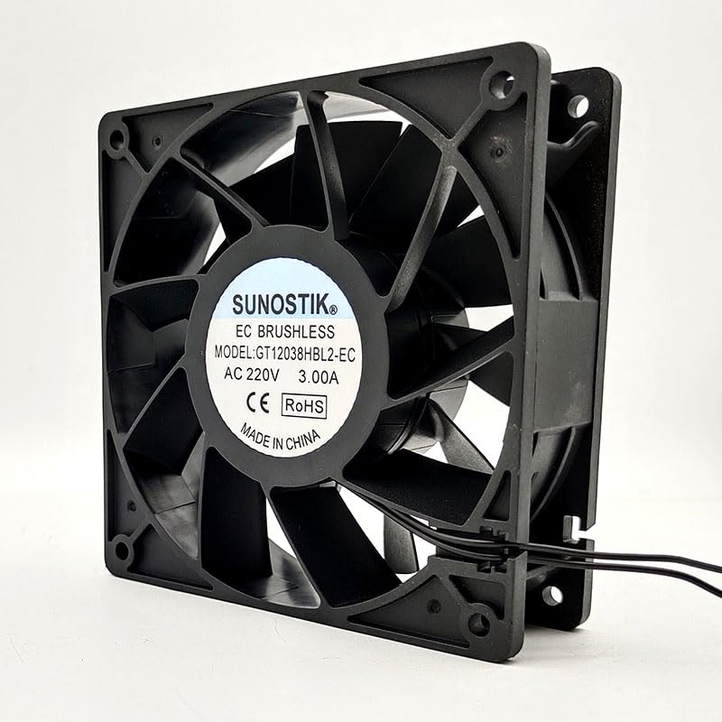 NZNYDNL GT12038HBL2-EC 220V 3.00A 12038 12CM Speed Regulating Large Air Volume Chassis Fan