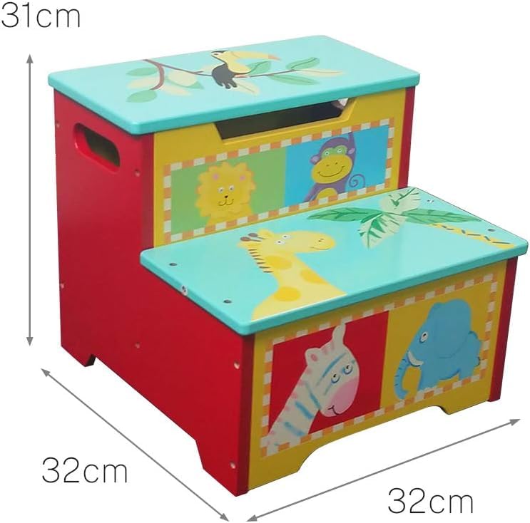 Sturdy-Step-Stool-for-Kids-Childrens-Wooden-Step-Stool-Kids-Kitchen-Step-Stool-for-Home-Use-with-Storage-Portable-Lightweight-Double-Step-Stools-for-Toddlers-Kids-Children-Boys-Girls-Aqua Sturdy Step Stool for Kids Childrens Wooden Step Stool Kids Kitchen Step Stool for Home Use with Storage Portable Lightweight Double Step Stools for Toddlers Kids Children Boys Girls Aqua