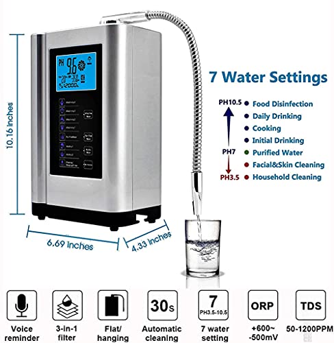 Waterdrop Pichet de filtre à eau électrique, distributeur d'eau rechargeable, système de comptoir instantané de 15 tasses(3) - Electroménager