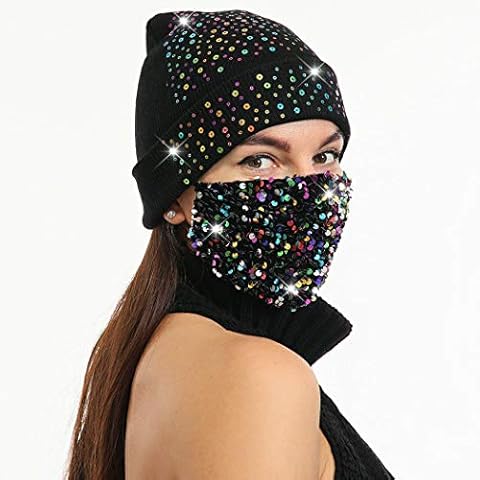 Bonnet IYOU avec Masque Pailleté Cover