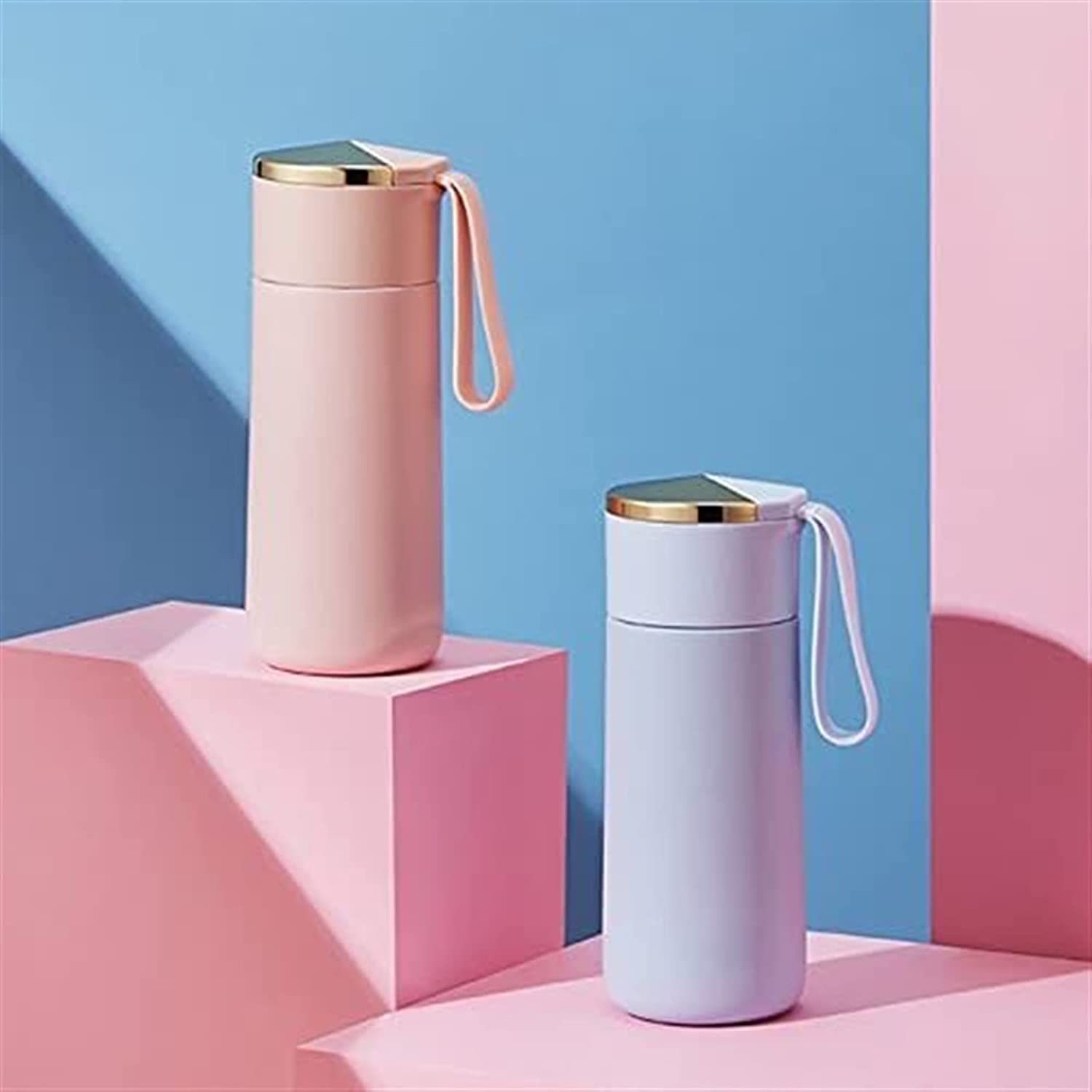 ARTSZY Przenośny kubek termosowy 180ml przenośny termos 304 ze stali nierdzewnej podróżny kubek do kawy termos (Color : A)