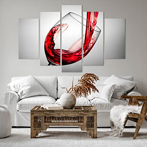 Image tableau decoration murale boisson verre vin 150x100cm - 3