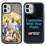 Guard Dog Case Compatible with iPhone 12 Mini - Military Grade - Rugged Two Piece Protection - Custom - Photo - Portrait Black/Black