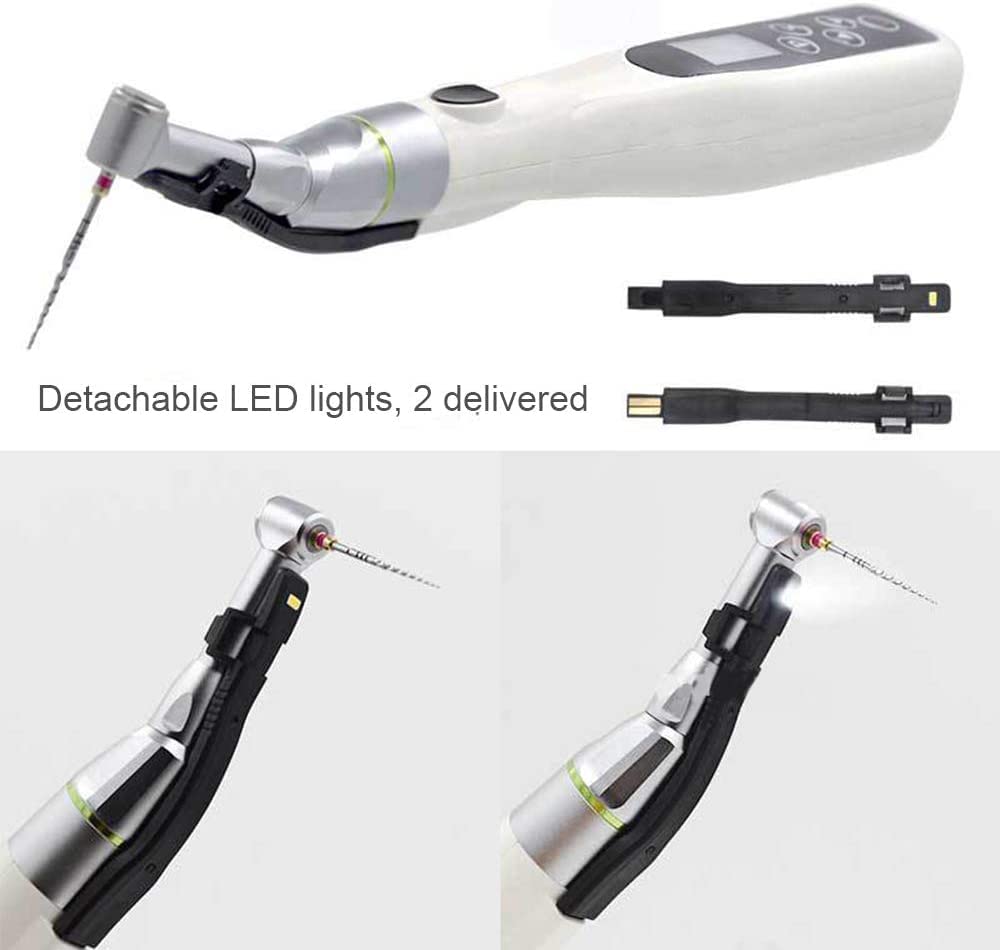 Localizador de ápice endomotor, mini motor dental inalámbrico 16:1, sistema de reciprocidad dos en uno, carga sin contacto para eficiencia en la práctica dental