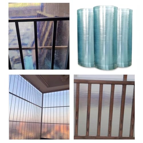 Abri d'auto et pergola protégés grâce à la feuille plastique anti-UV de 1x9m