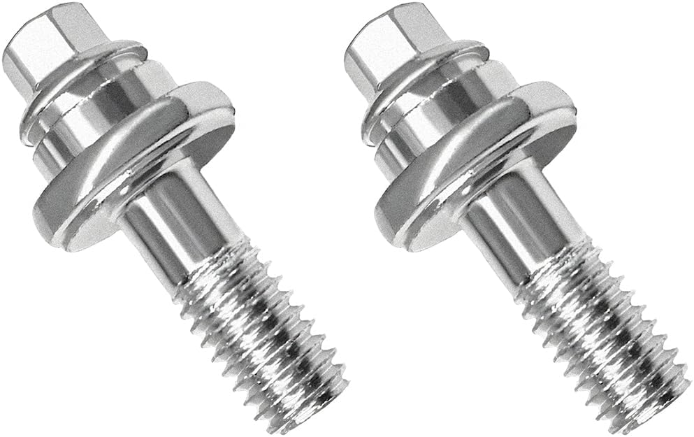 2PCS Side Battery Terminal Bolts, 3/8" Standard Battery Terminal Side Post Adapter Long Stud, Vehicle Battery Cable Stud Connector Replacement for GM Post, Car Accessories