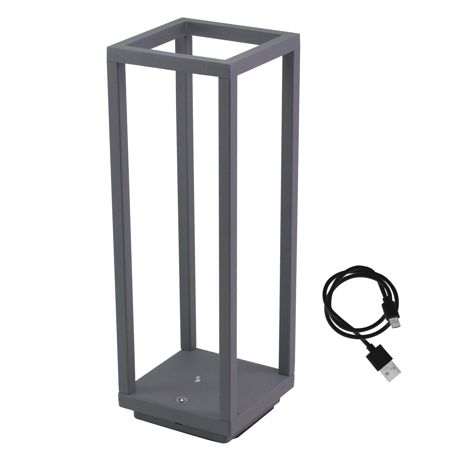 BEPER P207ILI103 Lanterna LED Ricaricabile, Lampada da Tavolo Dimmerabile 3 Luci (Calda, Naturale, Fredda), Autonomia 24h, USB, IP44 per Interno ed Esterno