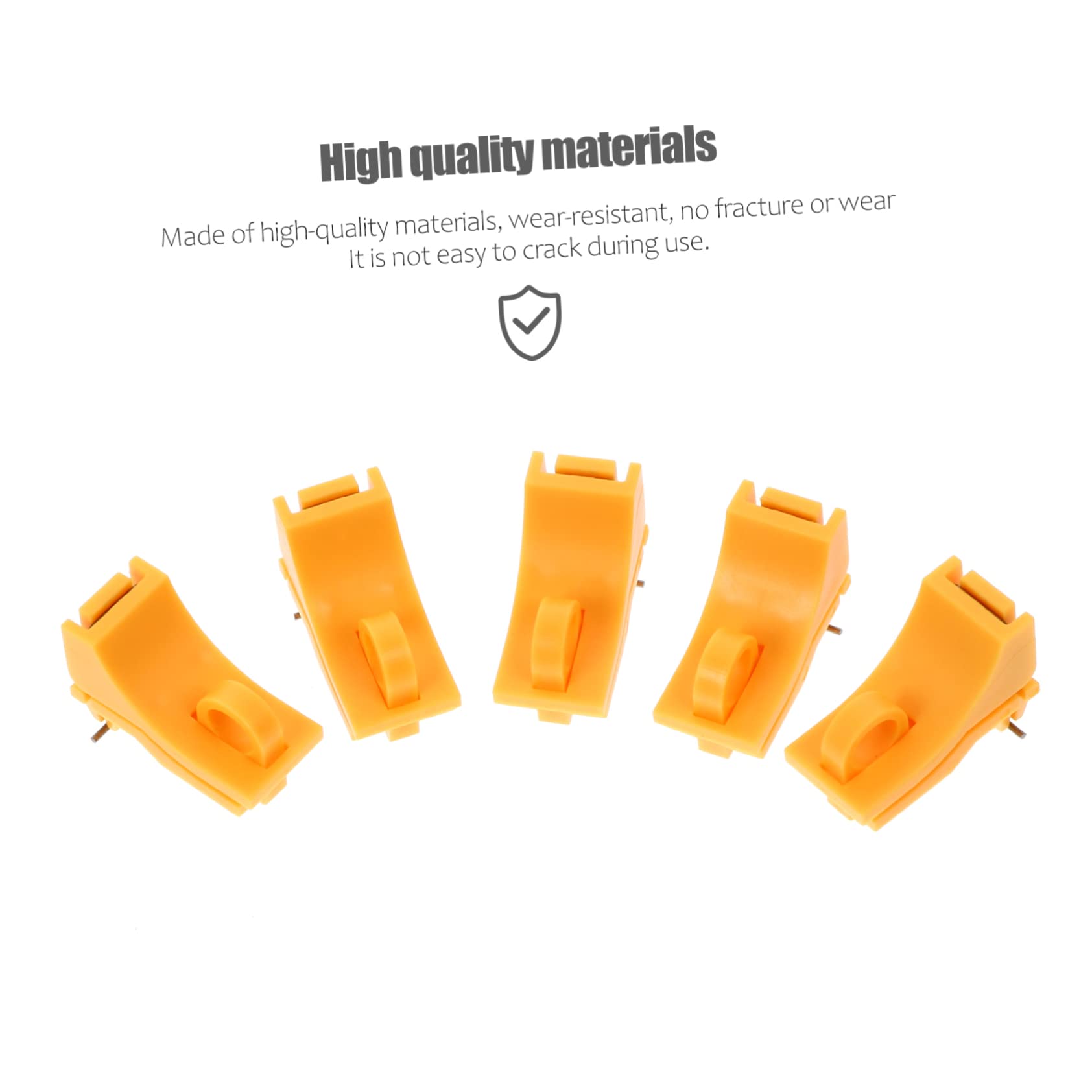 Cabilock 5pcs Call Safety Breakers Replacement Locks Pin Locking Buckle Accessory Lockout Orange