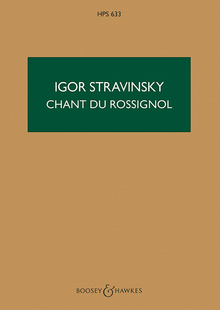 Le Chant du Rossignol: Symphonic Poem. HPS 633. orchestra. Partition d'étude.