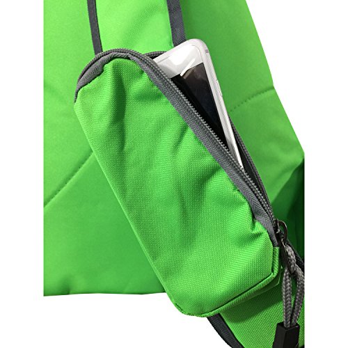Image of K-Cliffs Heavy Duty Sling Backpack Water-Resistant Laptop Bookbag Body Bag Bright Color Safety Reflective Stipe