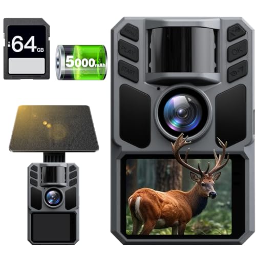 トレイルカメラ ソーラー 野生動物監視カメラ 64ＭＰ画像 防犯カメラ Amazon.co.jp: FKPCAM トレイルカメラ ソーラー式 野生動物監視