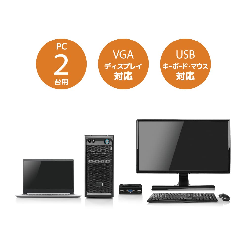 【人気商品】ラトックシステム VGAパソコン切替器(2台用) RS-230UA Amazon.co.jp: ラトックシステム VGAパソコン切替器(2台用) RS-230UA