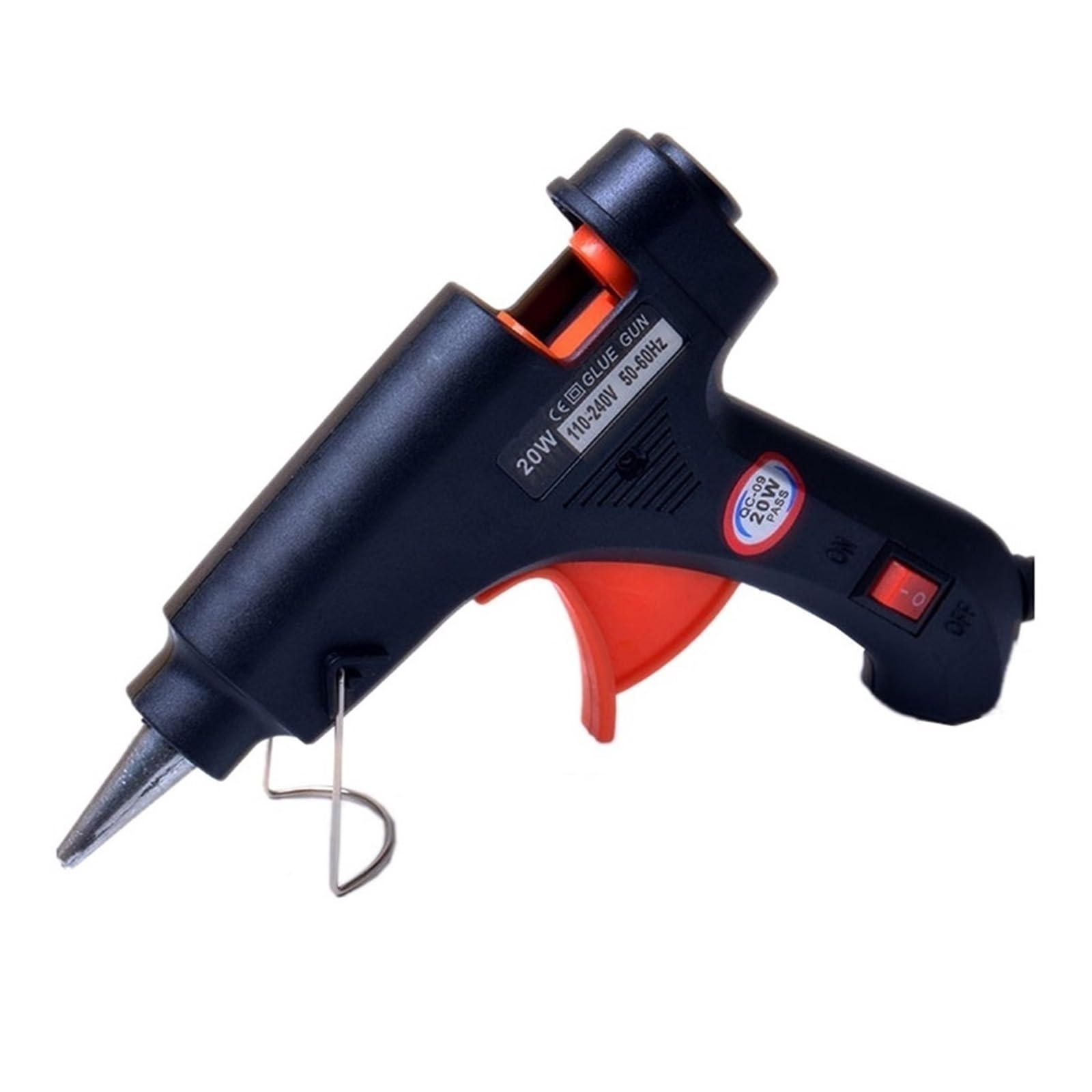 Pistolet à colle chaude 20W avec bâtons 7mm pour réparation électrique et bricolage