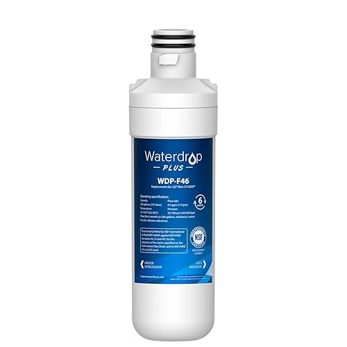 Waterdrop Plus ADQ747935 MDJ64844601 Filtro de agua para refrigerador repuesto para LG LT1000P LT1000PC ADQ74793501 ADQ74793502 Kenmore 46-9980 9980