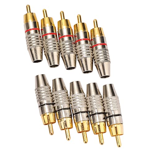 オーディオプラグ改造前提材料大量、まとめ、セット、純銅プラグ