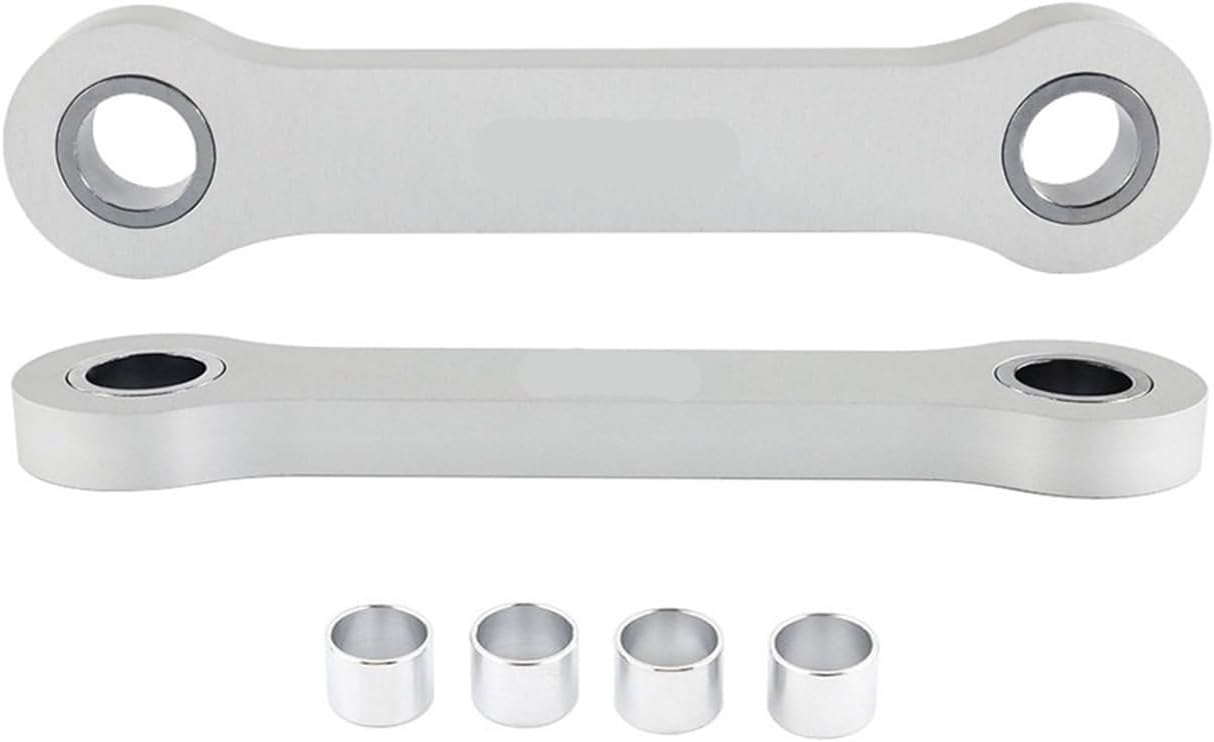 Rear Suspension Cushion Drop Levers Lowering Links Kit for 2017to2023 Ski SV650 SV 650 Motorcycle Fit(Silver SV650 Logo)