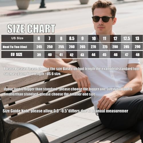 Men's Leather Lace-up High Top Hiking Boots Casual Hiking Boots Lightweight Slip on Comfortable Anti-slip Lug Sole Low Chunky Heel Chukka Boots Casual Waterproof Snow Boots2