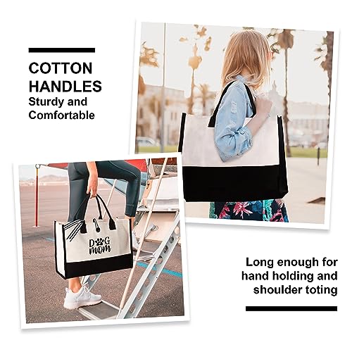 Bolsa tote para mujer Dog Mom 17x6.7x12.5 in miniatura 6