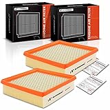 A-Premium 2-PC Engine Air Filter Compatible with Honda Civic 1996-2000, CR-V 1997-2001 & Acura EL