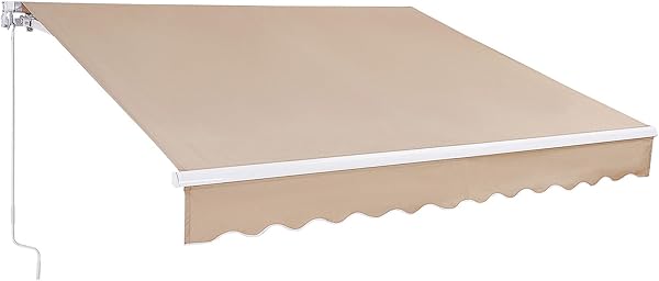 VEVOR 12x10ft Manual Retractable Awning
