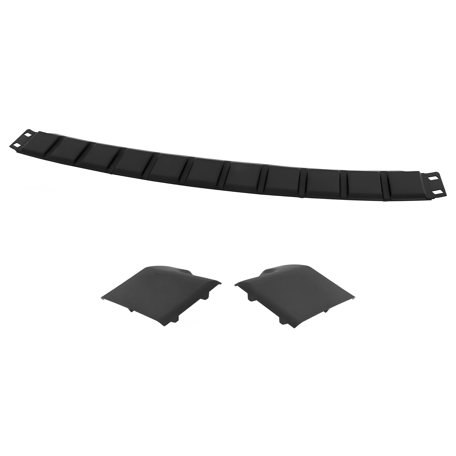 3PCS Front Bumper Step Pad Moulding Trim Cap Fits for 2020 2021 2022 Ford F-250 F-350 F-450 F-550 Left & Right Side Super Duty