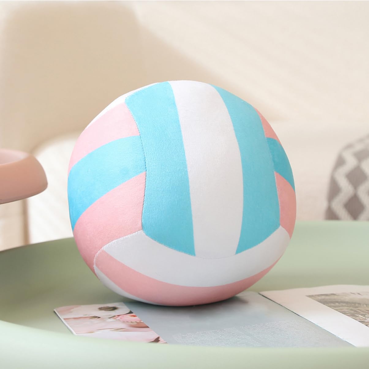 Toyvian Cuscino Pallavolo e Decorazione Per e Adulti Imbottito Per o Auto Per Della Pallavolo