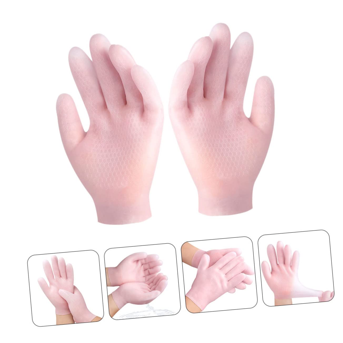 Gogogmee Moisturizing Gloves for Dry Hands Women's Girls Mittens Cream for Cracked Skin