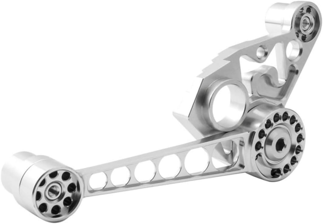 Aluminum Alloy Chain Tensioner Bracket Sturdy Metal Rack for Folding Bike Bike Supplies Silver