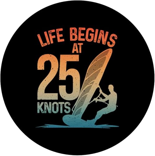 Miniatura 3 de Funny Windsurfing Design For Men Women Windsurfer Surfing PopSockets Standard PopGrip